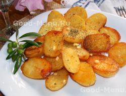 Картошка запеченная в духовке, рецепт со специями